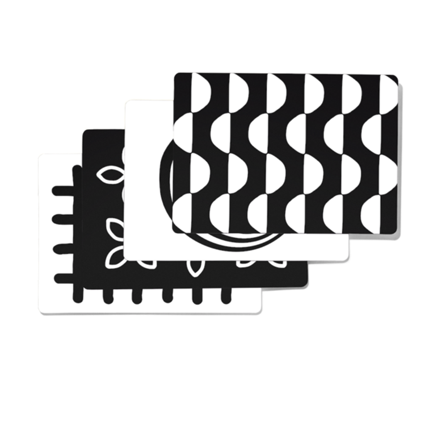 Black and White Cards