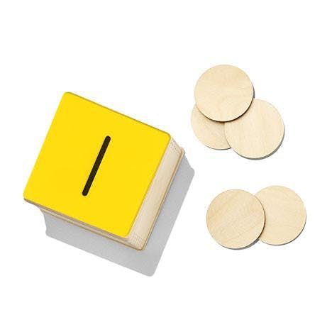 Wooden Coin Bank Set