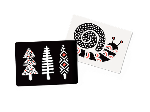 Black & White Card Set