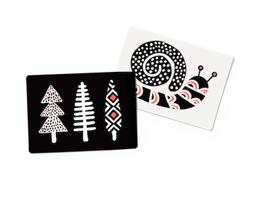 Black & White Card Set from The Charmer Play Kit