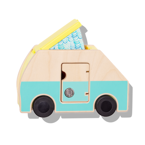 Wooden Camper With Locking Doors