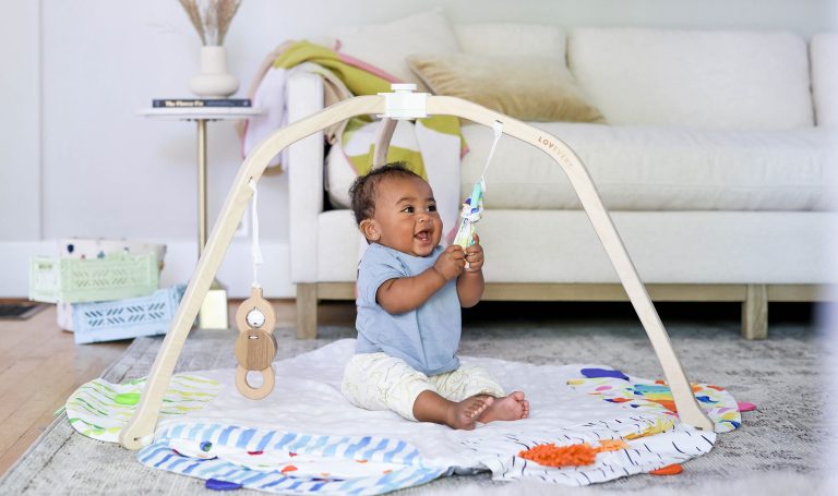 Baby on The Play Gym by Lovevery