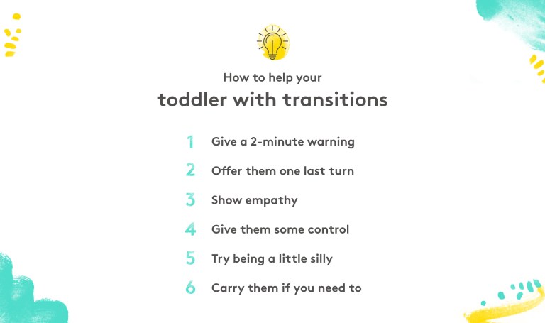 How to help your toddler with transitions