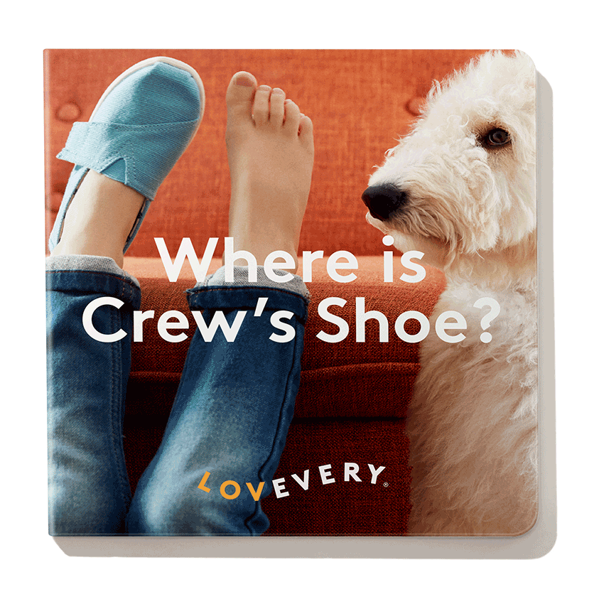 ‘Where is Crew’s Shoe?’ Board Book